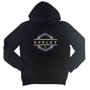 Hurley Men's Regular Fit Cotton/Polyester Fleece Hoodie - Black